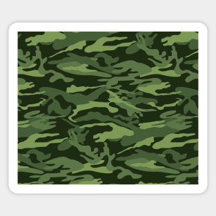 Green Camouflage pattern. Sticker